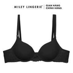 Bộ Đồ Lót Cúp Tròn Phối Ren + Quần Modal Phối Ren Trước  Miley Lingerie BRM09002_ FCM0904