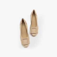 Giày Cao Gót Nữ PAZZION Penelope Elegant Buckle Block Heels