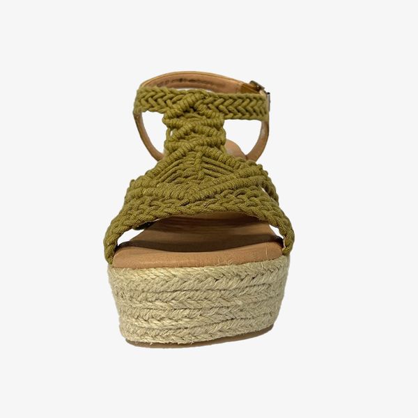 Giày Đế Xuồng Nữ XTI Camel Textile Ladies Sandals