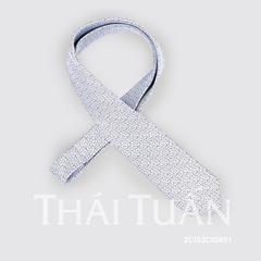 Cravat THÁI TUẤN Họa Tiết Chấm Bi Màu Trắng