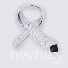 Cravat THÁI TUẤN Họa Tiết Chấm Bi Màu Trắng