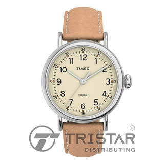 Đồng Hồ Nam TIMEX Standard - TW2U58700 Dây Da - Chính Hãng