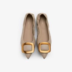 Giày Bệt Nữ PAZZION Gilda Brass Pointed Toe Flats