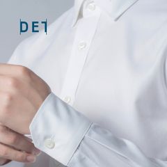 Áo Sơ Mi Nam DETERMINANT Công Sở Premium Cotton Chống Nhăn, Kháng Khuẩn Tay Dài - 301-01