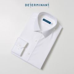 Áo Sơ Mi Nam DETERMINANT Công Sở Premium Cotton Chống Nhăn, Kháng Khuẩn Tay Dài - 301-01