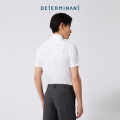 Áo Sơ Mi Nam DETERMINANT Công Sở Premium Cotton Chống Nhăn, Kháng Khuẩn Tay Ngắn - 301-01