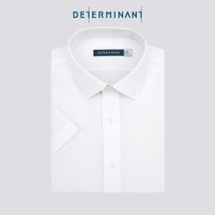 Áo Sơ Mi Nam DETERMINANT Công Sở Premium Cotton Chống Nhăn, Kháng Khuẩn Tay Ngắn - 301-01