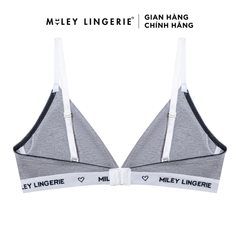 Bộ Đồ Lót Áo Có Đệm Mút Mỏng Và Quần Vải Boxer Cotton Tự Nhiên Viền Lưng Logo BeingMe Dust Star Miley Lingerie