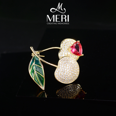 Cài áo MERI Cherry Love