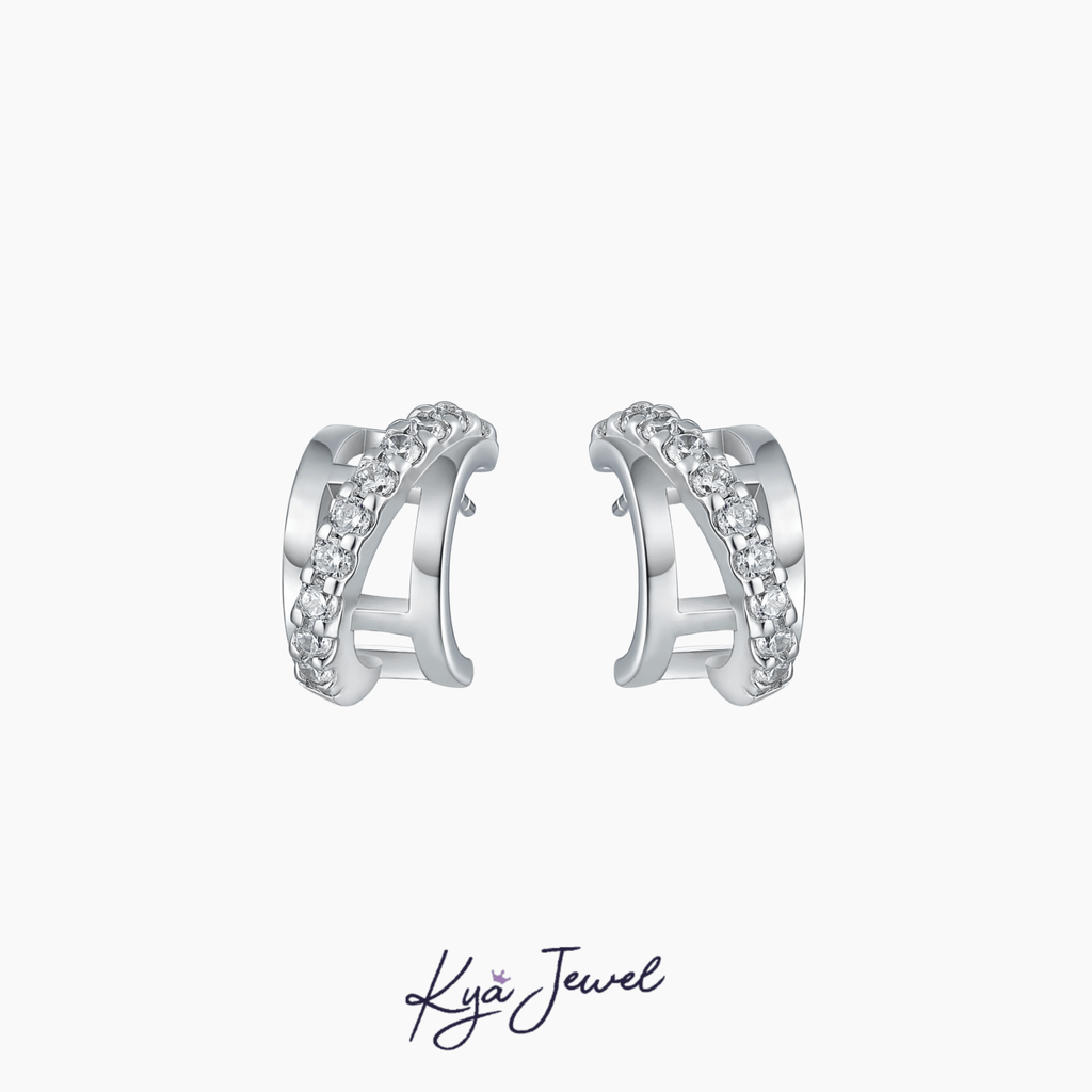Khuyên tai Nữ KYA JEWEL Modern Sparkle