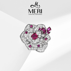 Pin Cài Áo MERI Delicate Butterfly Blossom