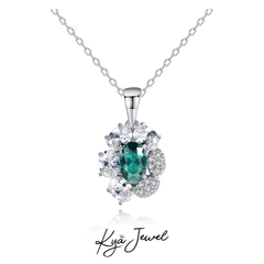 Dây Chuyền Nữ KYA JEWEL Flower Đá Cz Cao Cấp