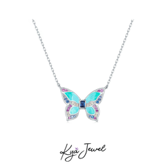 Dây Chuyền Nữ KYA JEWEL Butterfly Đá Cz Cao Cấp