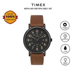 Đồng Hồ Unisex TIMEX Weekender 40mm 2-Piece Quick-Release - TW2T30500 Dây Da - Chính Hãng