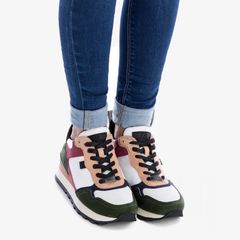 [Trưng bày] Giày Sneakers Nữ XTI Kakhi Textile Combined Ladies Shoes