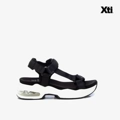 Giày Sandals Nữ XTI Black Textile Ladies