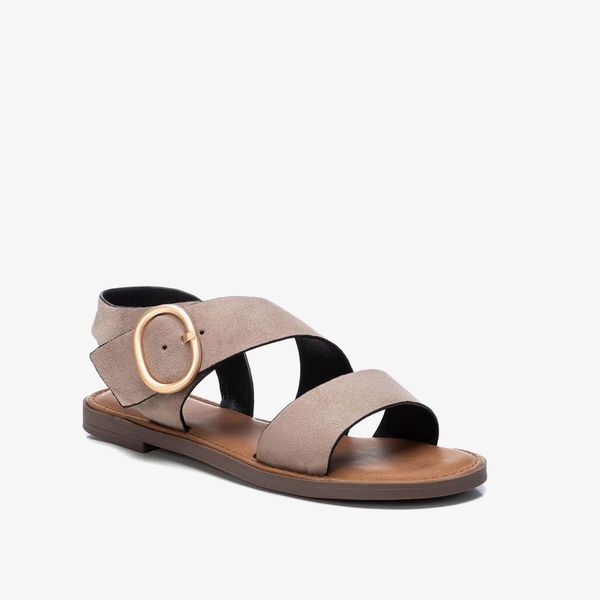 Giày Sandals Nữ XTI Beige Microfiber Ladies