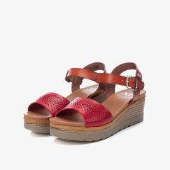 Giày Đế Xuồng Nữ XTI Red Pu Ladies Sandals