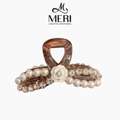 Kẹp Tóc MERI Pearl Camellia