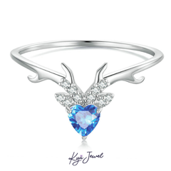 Nhẫn Nữ KYA JEWEL Sừng Hươu Khám Đá Cz Màu Sang Trọng