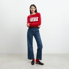 Quần Dài Nữ TheBlueTshirt Icon Jeans - Light Blue