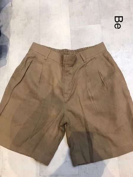 Quần Short Nam F2 Linen Be Tender Drit