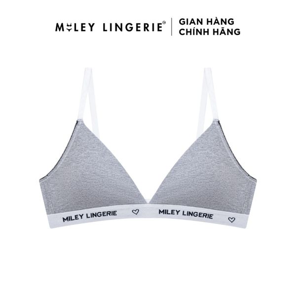 Bộ Đồ Lót Áo Có Đệm Mút Mỏng Và Quần Vải Boxer Cotton Tự Nhiên Viền Lưng Logo BeingMe Dust Star Miley Lingerie