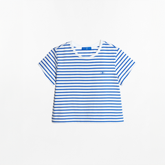 Áo Thun Nữ TheBlueTshirt Everyday Tee - Signature Blue Stripe Premium Cotton