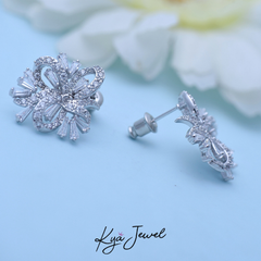 Khuyên tai nữ KYA JEWEL Twisted Floral