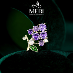 Pin cài áo MERI Grape xinh xắn