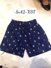 Quần Short Nam F2 Linen Xanh Đen Thuyền Tender Drit