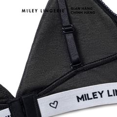 Áo Ngực Mút Mỏng Thời Trang Thể Thao Lưng Logo Chất Vải Cotton Thiên Nhiên BeingMe Miley Lingerie