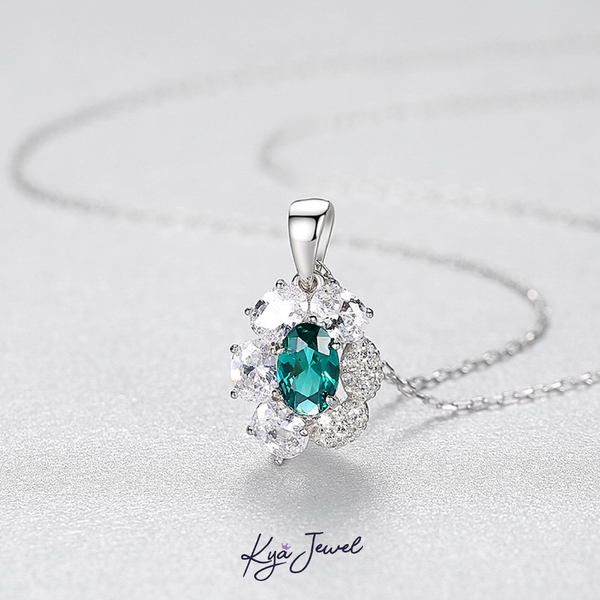 Dây Chuyền Nữ KYA JEWEL Flower Đá Cz Cao Cấp