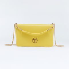 Túi Xách Tay Nữ THÁI TUẤN Đeo Vai Thời Trang Khóa Bấm Màu Vàng