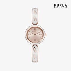 Đồng Hồ Nữ FURLA Bangle Round Case 30 Mm - Metallo+Smalto