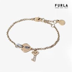Trang Sức Nữ FURLA Loving Padlock Bracelet - Metallo+Strass