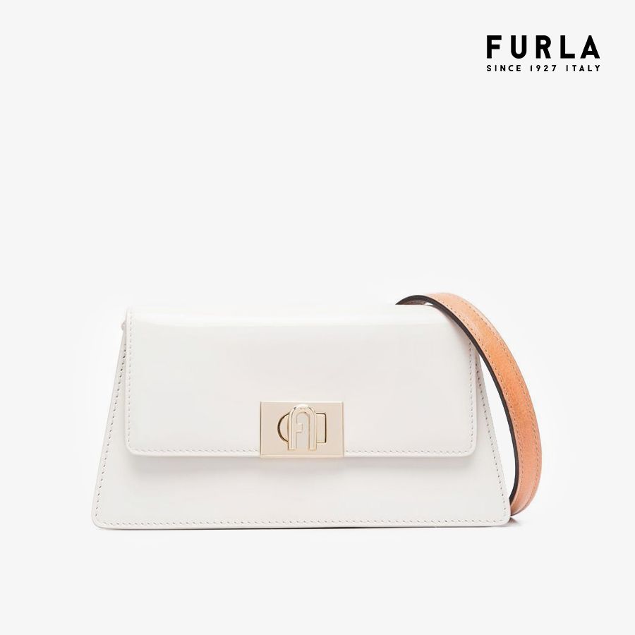 Túi Đeo Vai Nữ FURLA Zoe Mini Shoulder Bag Vernice+Vacchetta