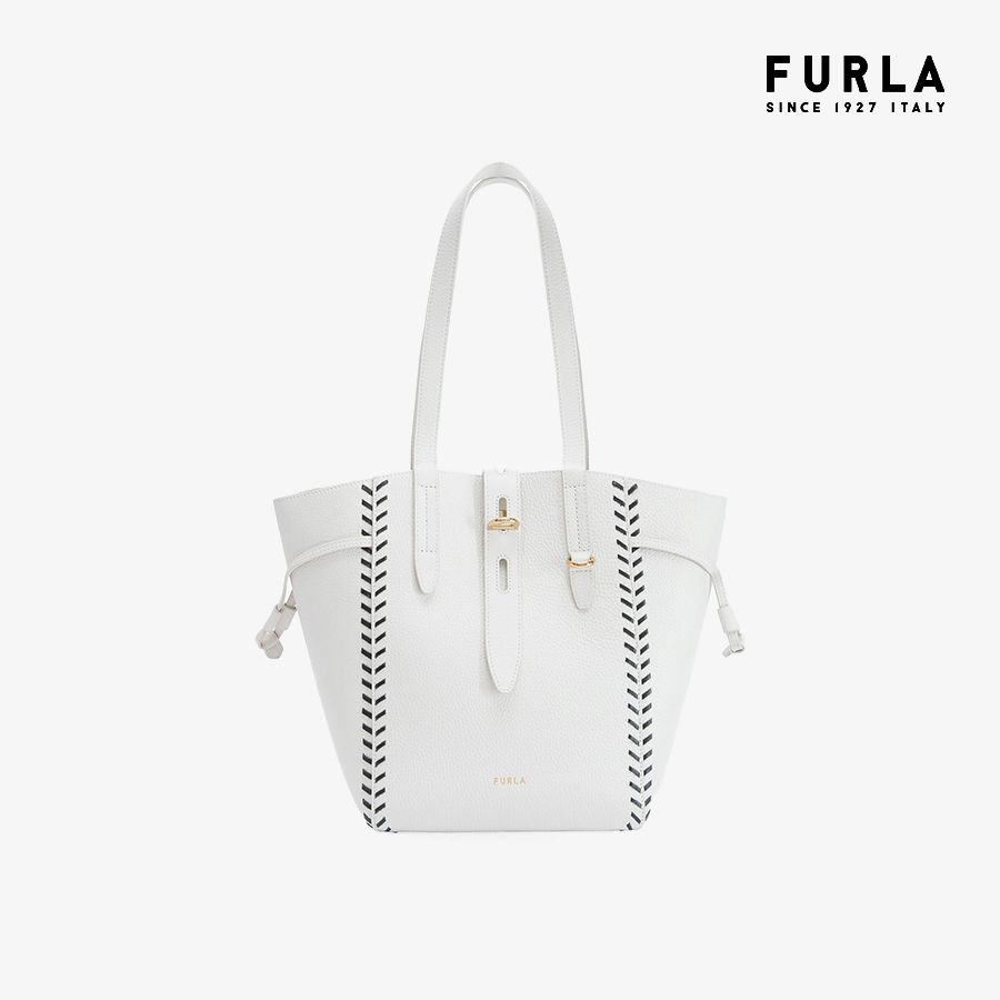 Túi Tote Nữ FURLA Net M Tote Vitello St.Eracle+Weaving