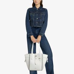 Túi Tote Nữ FURLA Net M Tote Vitello St.Eracle+Weaving