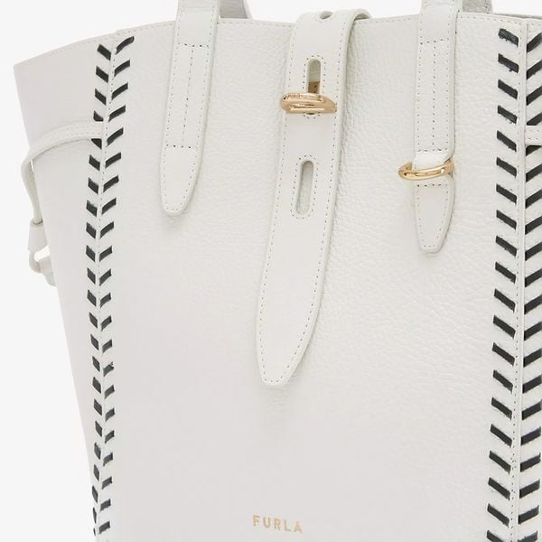 Túi Tote Nữ FURLA Net M Tote Vitello St.Eracle+Weaving