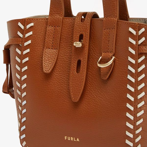 Túi Tote Nữ FURLA Net Mini Tote Vitello St.Eracle Weaving