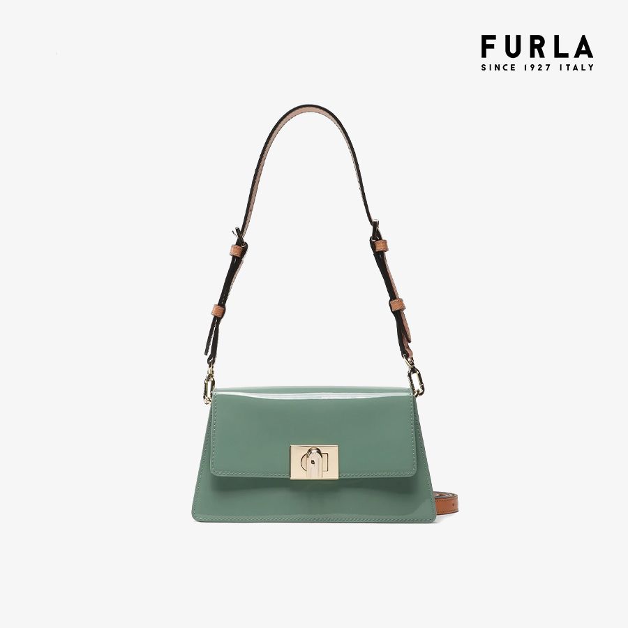 Túi Đeo Vai Nữ FURLA Zoe Mini Shoulder Bag Vernice Vacchetta