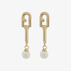 Hoa Tai Nữ Furla Chained Logo