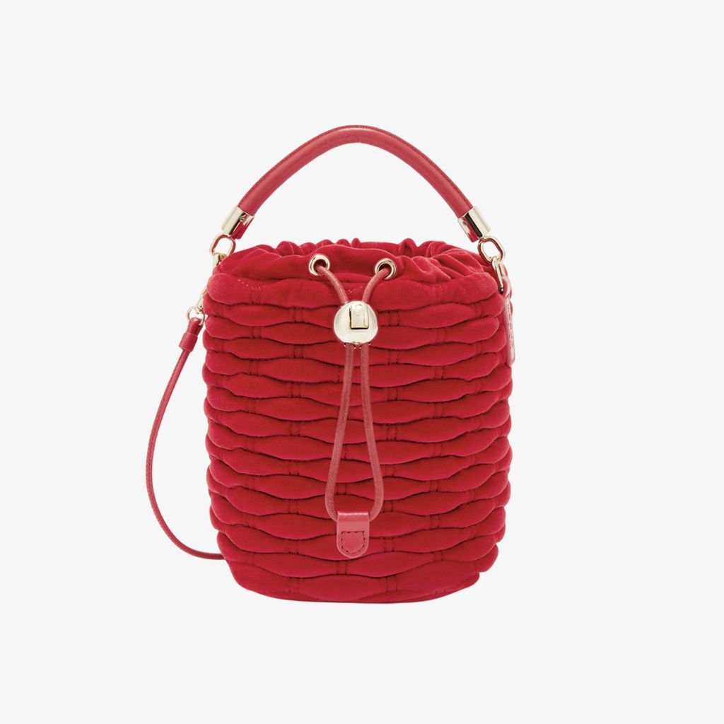 Túi Bucket Nữ FURLA Mionido Mini Crossbody Bucket - Velluto Goffrato Mionido