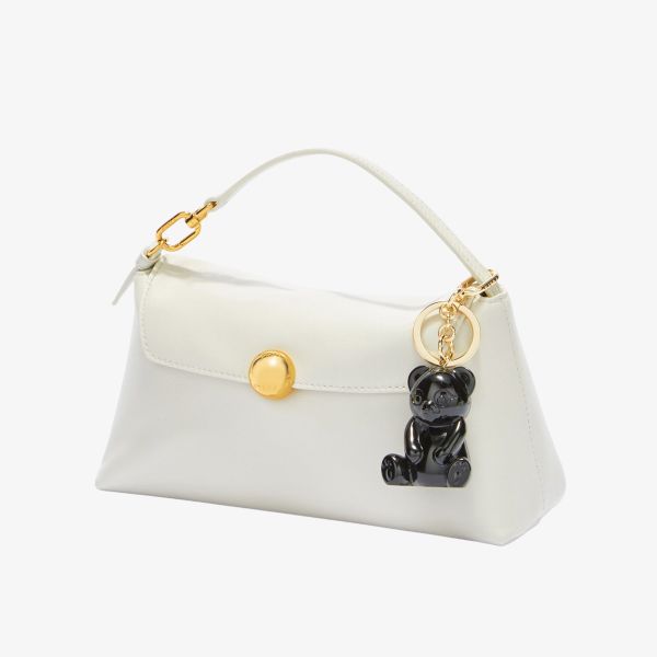 Móc Khóa Nữ FURLA Allegra Keyring S Bear - Plexiglass Lucido