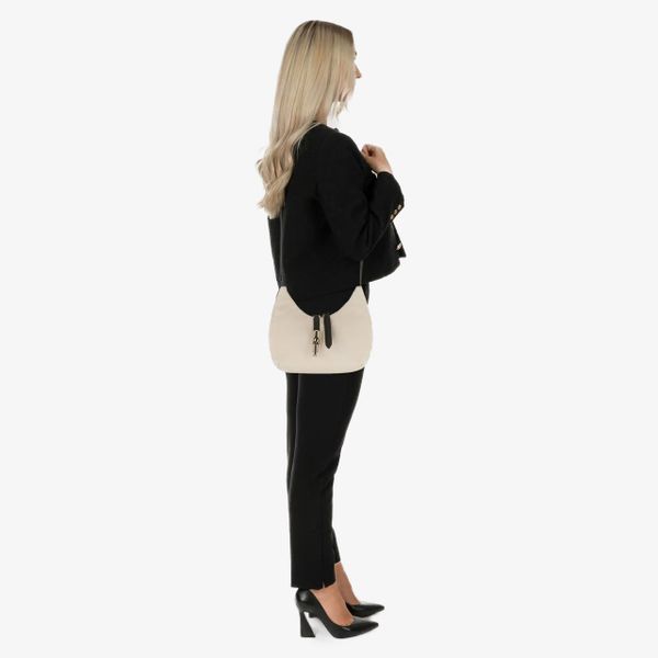 Túi Đeo Vai Nữ FURLA Goccia S Shoulder Bag - Tessuto Canvas+Vitello Sidney
