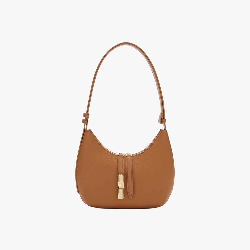 Túi Đeo Vai Nữ FURLA Goccia S Shoulder Bag - Vitello Night+Vitello Sidney