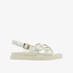 Giày Sandals Nữ Pazzion Jina Studded Criss-Cross Slingback Sandals