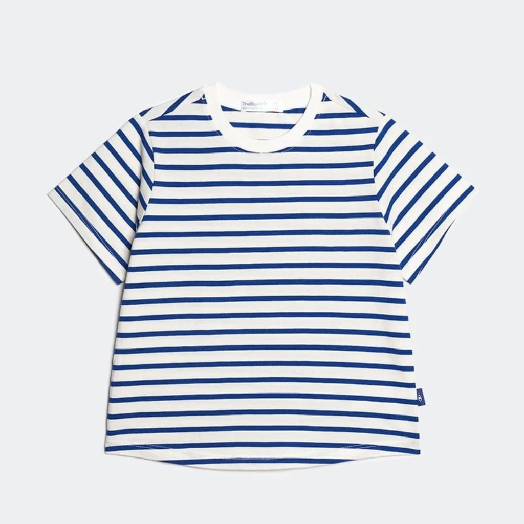 Áo Thun Bé Trai TheBlueTshirt Blueboy  Everyday T - Signature Blue Stripe