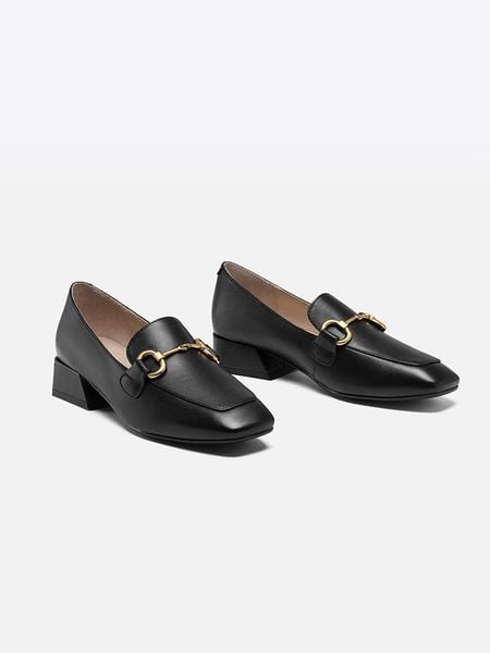 Giày loafers Pazzion Weave Effect Leather Loafers